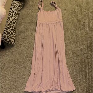 Aritzia Wilfred Light Pink Dress